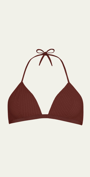 Eres Extra Bust Darts Triangle Bikini Top