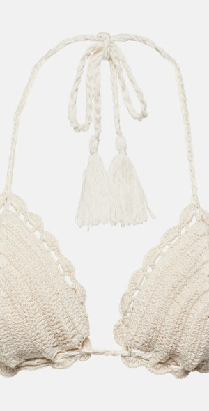 Anna Kosturova Crochet Bikini Top