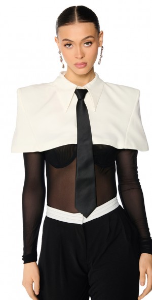 AKIRANAKA Edith Tie Collar JK Collections | AKIRANAKA ONLINESTORE