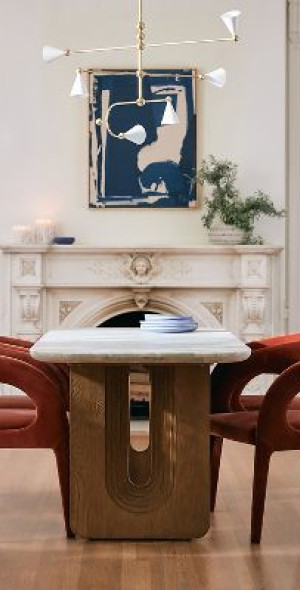 Anthropologie Cayden Rectangular 80” Carrara Marble Dining Table