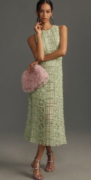 Anthropologie ★ Endless Rose Sleeveless Textured Midi Dress Endless Rose Sleeveless Textured Midi Dress | Anthropologie