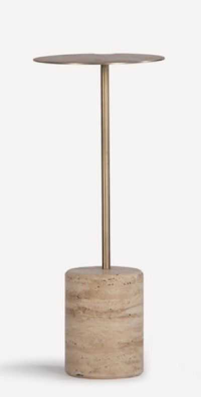 Anthropologie Lily Brass Drink Table