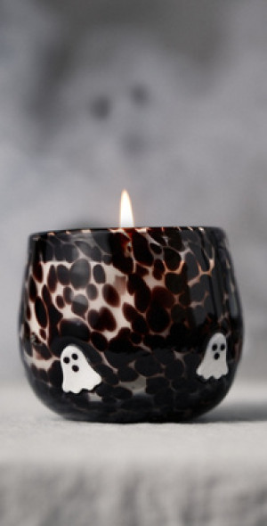 Mystic Confetti Icon Palo Santo & Saffron Glass Candle