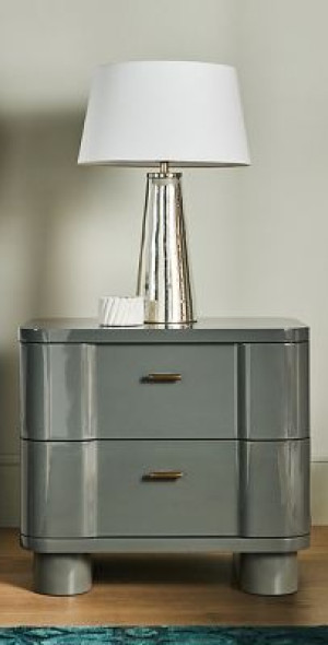 Anthropologie - Osaka Lacquer Two-Drawer Nightstand