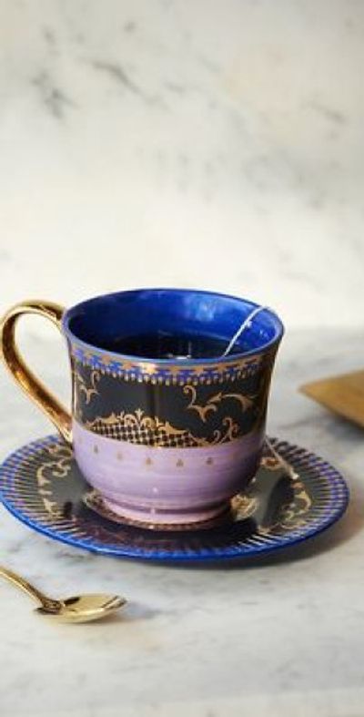 Anthropologie - The Honora Stoneware Espresso Cup & Saucer