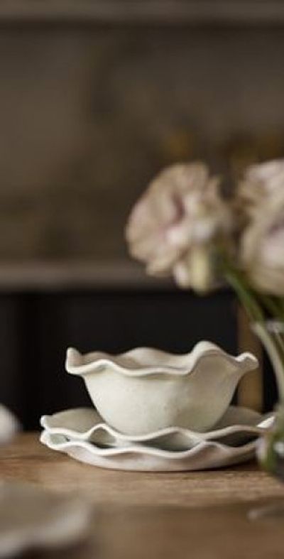 Anthropologie Wynn Portuguese Glazed Terracotta Cereal Bowls, Set of 4