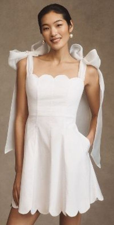 sachin and babi light blue dress BHLDN Esme V-Neck Long-Sleeve Wrap Chiffon Mini Dress