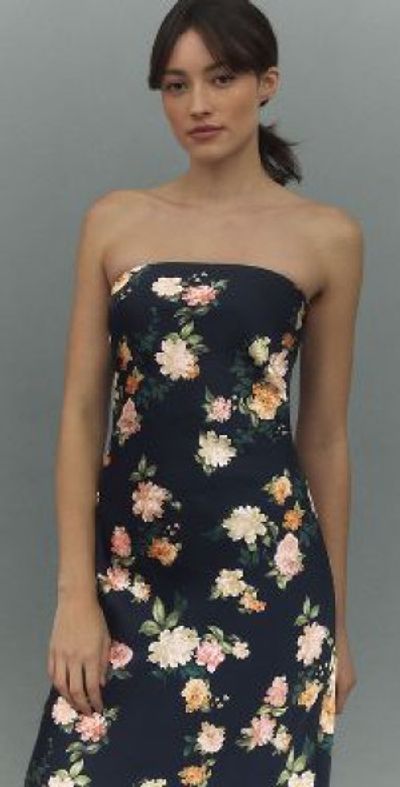 strapless red mini dress Patsie Strapless Mini Dress