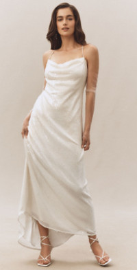 パーティードレス BHLDN Aurora Puff-Sleeve Taffeta Maxi Dress Aurora Puff-Sleeve Taffeta Maxi Dress | Nuuly