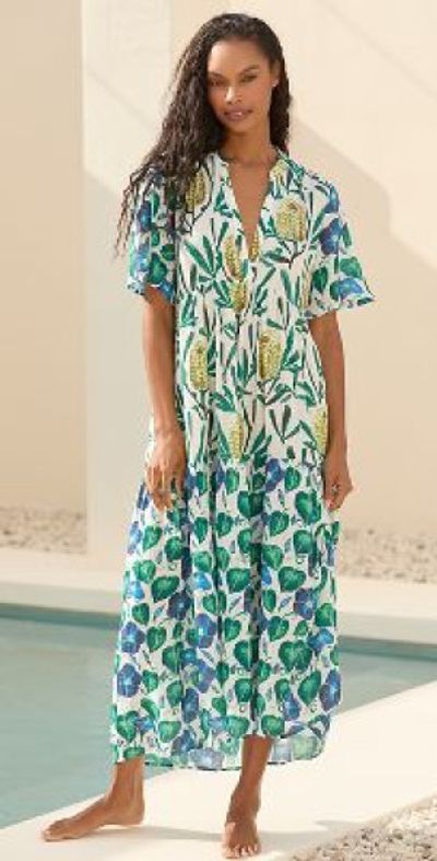 the kallie flowy tunic dress Celandine INV-551417