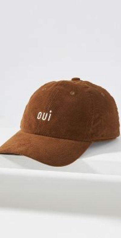 Clare V. - Oui Corduroy Baseball Cap display picture 1