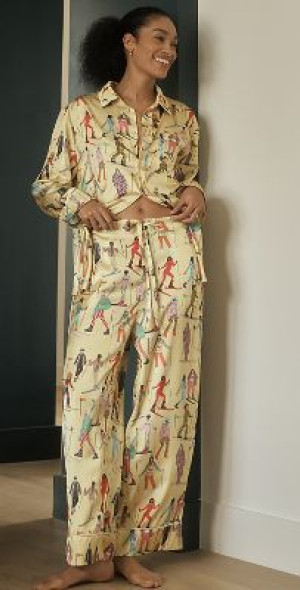 Karen Mabon Skier Pajama Set