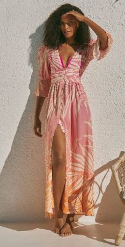 chinese dress ladies Maaji Boho Sunrise Canary Long Dress main image 0