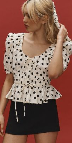 anthropologie postmark peplum top