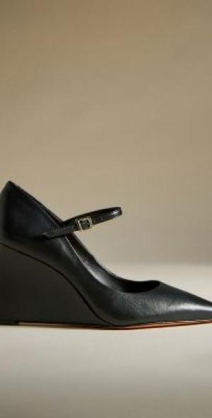 mary jane wedge heels