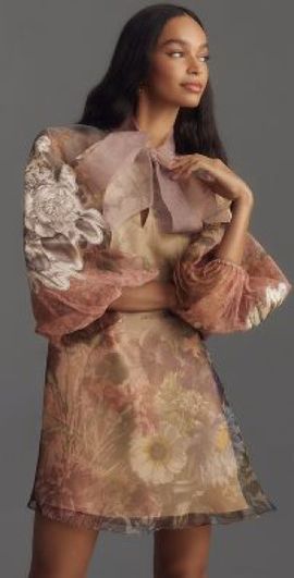 open lace back dress Pankaj & Nidhi