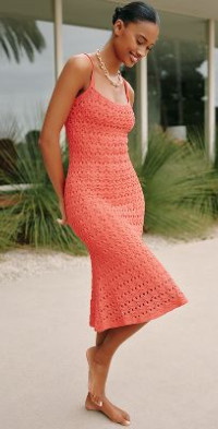 PQ Swim Peggy Crochet Midi Dress