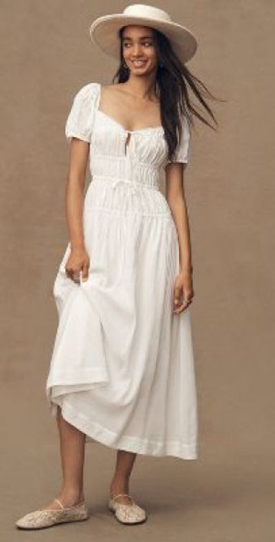 chinese dress ladies Maven Midi Dress in Ivory main image 1