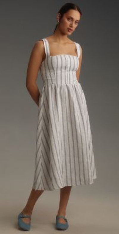 Reformation - Tagliatelle Linen Dress