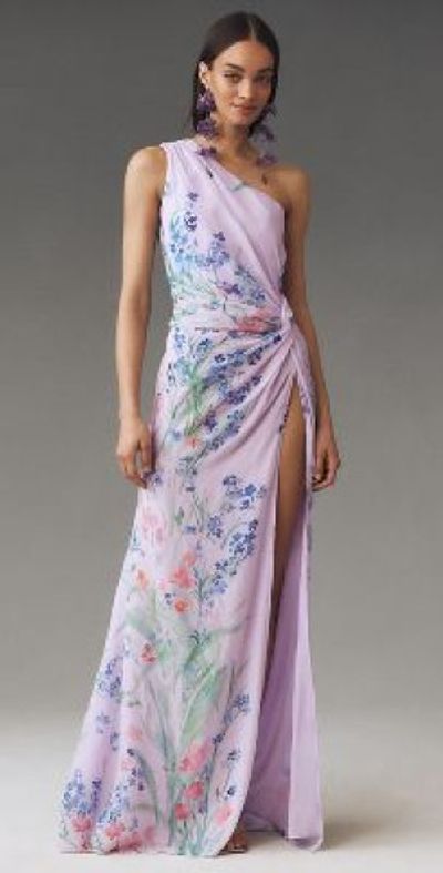 sau lee gwendolyn one-shoulder dress SAU LEE