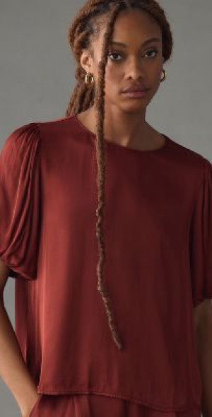 Velvet By Graham & Spencer Lucie Pullover In Milk & Forest | REVOLVE