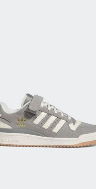 adidas Originals - Forum 84 Low gum sole sneakers in gray