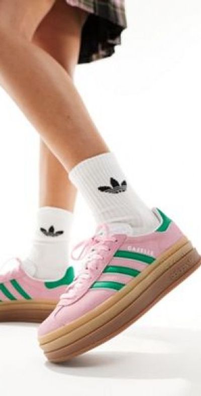 adidas gazelle silver green womens Adidas | Gazelle Bold for Juniors main image 0