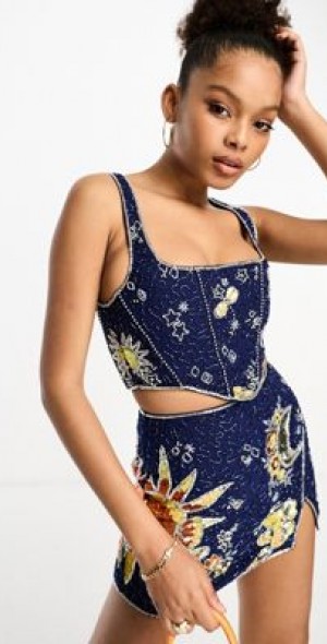 asos embellished top