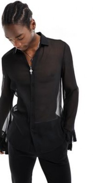 asos chiffon top