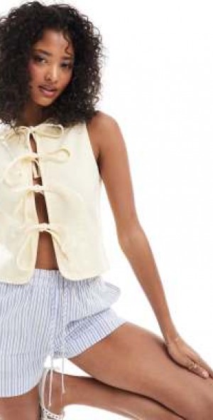asos tie top