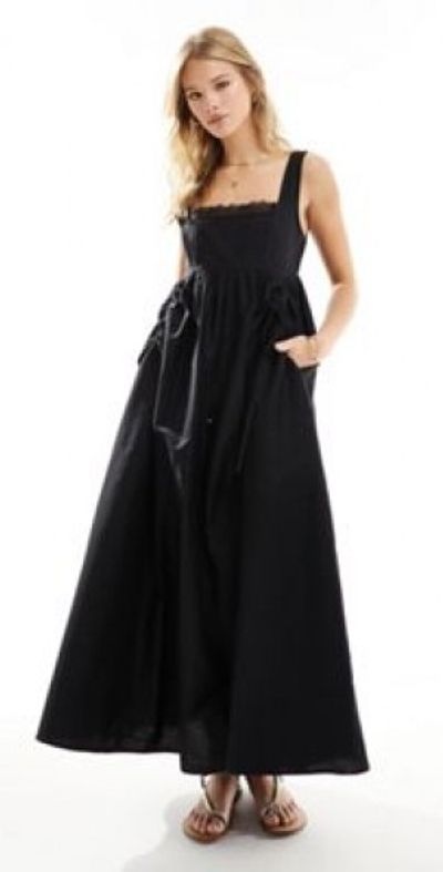 asos black dress Evening Dresses | Black Evening Gowns Ideal for formal gatherings or special events ASOS DESIGN seam detail short