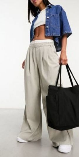 ASOS DESIGN ASOS DESIGN oversized heavyweight canvas tote bag in black