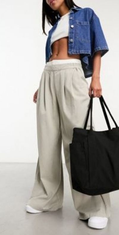 ASOS DESIGN ASOS DESIGN oversized heavyweight canvas tote bag in black