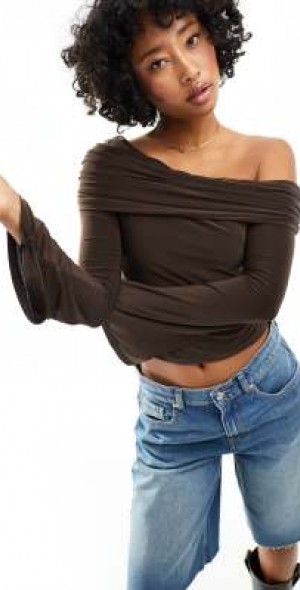 asos one shoulder top