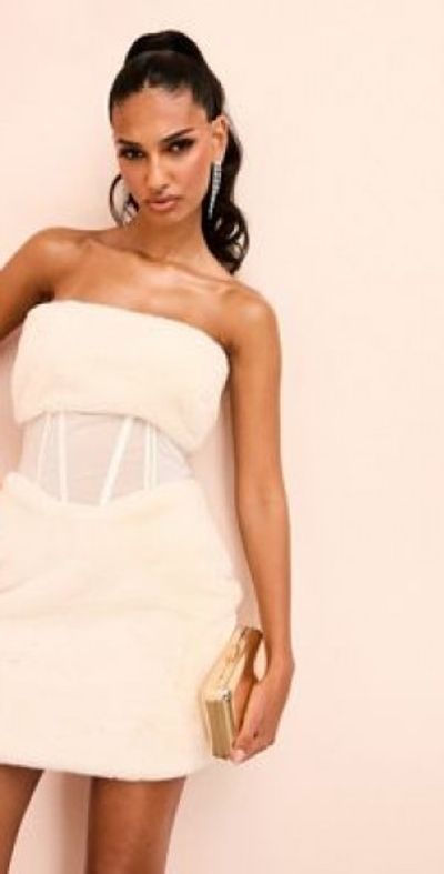 asos white cocktail dress ASOS LUXE - Mini Dress - Women - Polyester - 14 US