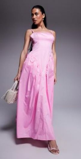 knee length dresses for ladies Showstopper Maxi Dress Covered in Gold Sequins S / 4 / Gold main image 0
