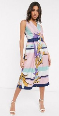 Closet London Womens Closet Wrap Pencil Skirt Dress Party