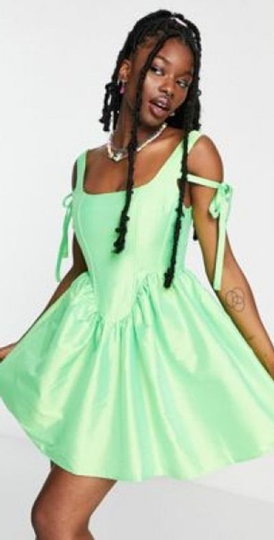 collusion green dress _Is 3D_TRUE