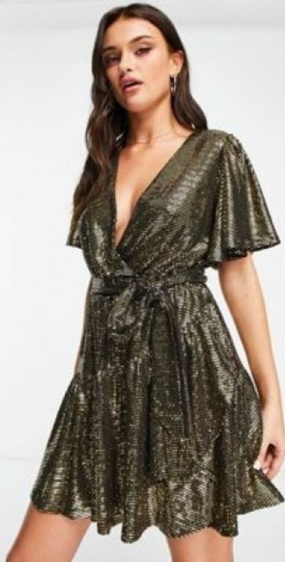 green emerald velvet dress Amazon.com: Ever-Pretty Women's Prom Dress A Line V Neck Open Back  Sleeveless Ruched Sequin Tea Length Formal Dress Gold US4 : Clothing, Shoes  & Jewelry