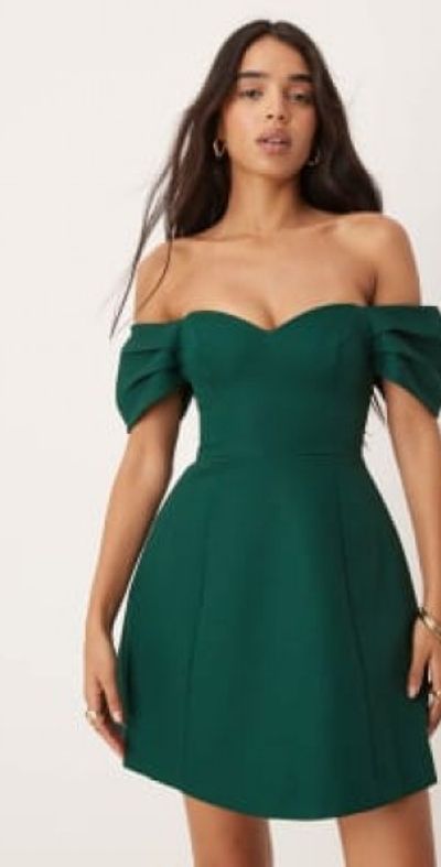 green emerald velvet dress Ever New Green Blair Back Detail Maxi Dress