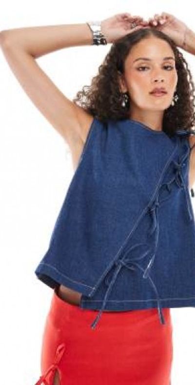 white christmas dresses Deia Denim Mini Dress – Ghospell