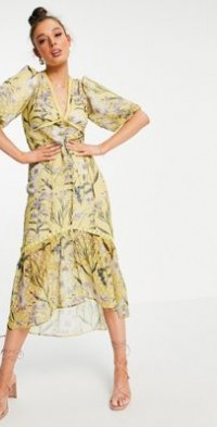 hope and ivy green wrap dress