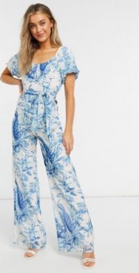 hope and ivy floral jumpsuit