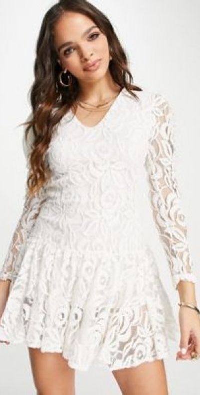 chinese dress ladies John zack  Lace Bodice Long Sleeve Rouch Dress  campaign-outlet  Black
