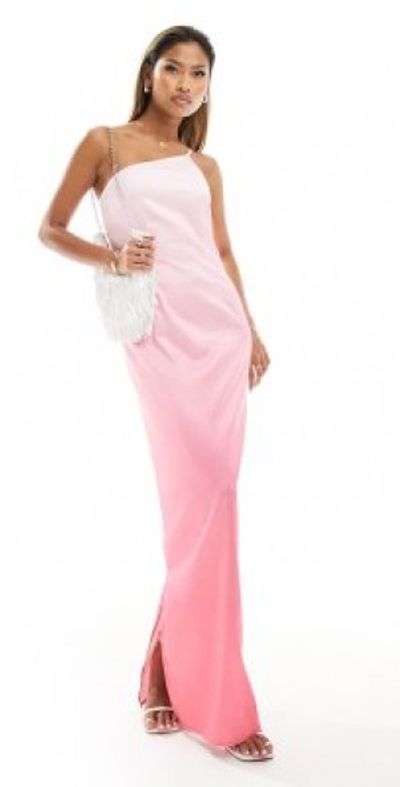 chinese dress ladies Serena Ombre Crochet Maxi Dress – Atlanta Shoe Studio main image 0