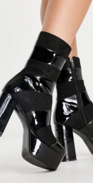 Heeled Ankle Xl Platform Ankle Boots Stradivarius Platform Heel