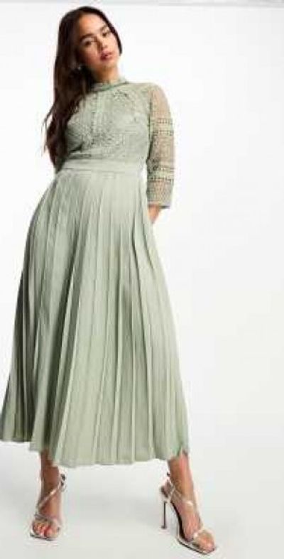 little mistress lace dress Navy Lace Midaxi Dress