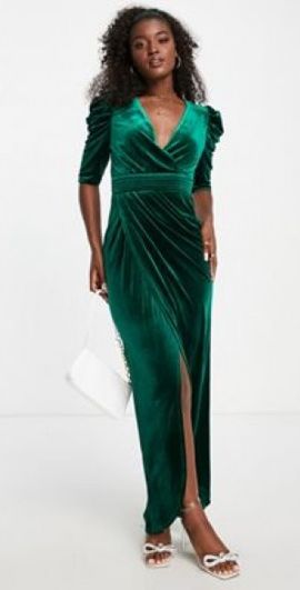 chinese dress ladies Waterlily Knot Detail Maxi Dress