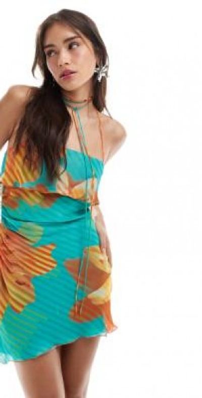 strapless open back dress Floral Ankara Maxi Dress – Bell Sleeves & Zipper Detail