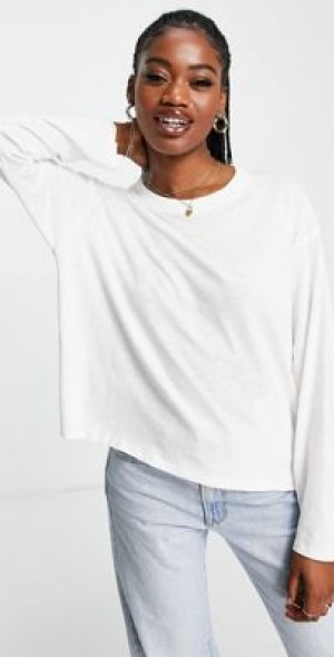 asos white long sleeve top
